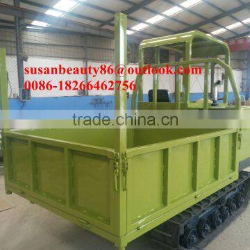amphibious crawler dumper with 2 chains