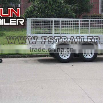 2016 Best selling fully weled tandem cage trailer 10x6/12x6