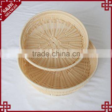 Graceful Weaved Round PP Rattan Bread Basket for Wholesale photo-2