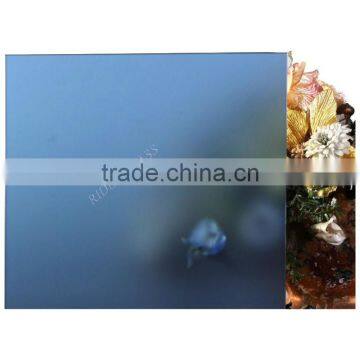 3-12mm Ocean Blue Etched Glass