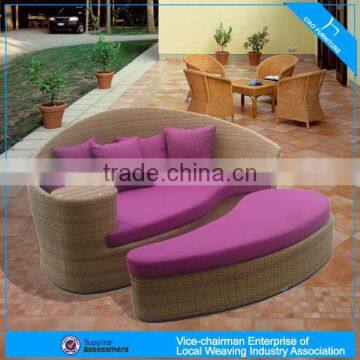 Leisure Rattan Sofa Bed Round Bed Outdoor Sunbed FL015 photo-5