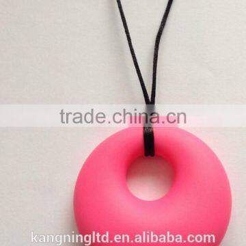 Silicone Baby Teething Necklace&Silicone Autism Chewing Sensory Pendant&Silicone Baby Chewing Necklaces photo-6