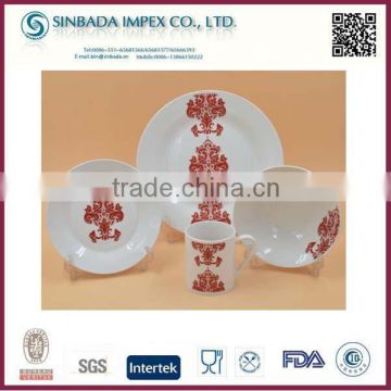 16pcs fine quality porcelain dinnerware set