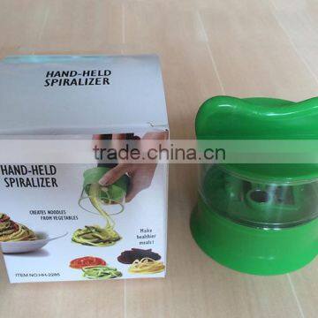 Food Grade Staniless Steel Fruit Vegetable Magic Handheld Spiralizer