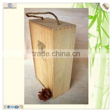 Art Minds Laser Engraving Two Bottle Wine Case photo-3