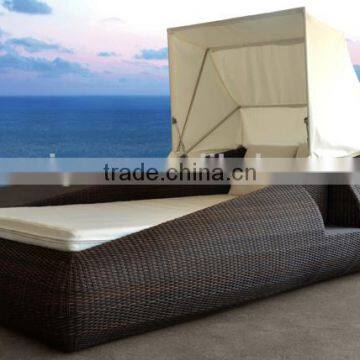 2017 Sigma hot sale SGS tested cheap garden plastic wicker sun lounger for sale