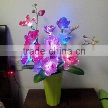 High quality Fantastic LED flower vase artificial flower lights christmas lights