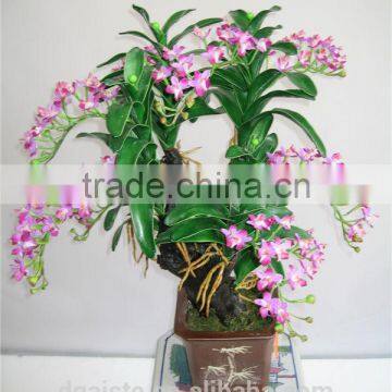 artificial 76cm arenaceous basin 5#head orchids bonsai HP605 ( plant bonsai flower / tree of DESTE )