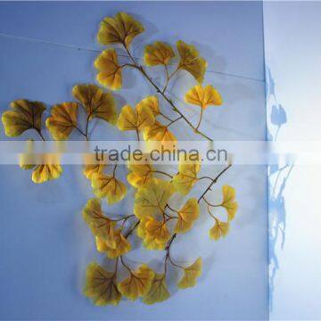 Home and outdoor garden table wedding christmas decoration 60cm or 2ft Height artificial colorfully ginkgo leaf E06 0677