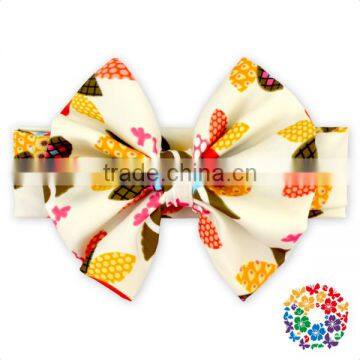 Big Bow Infant Girls Elastic Hair Headbands Hairband Baby Girl Headband With Bow photo-4