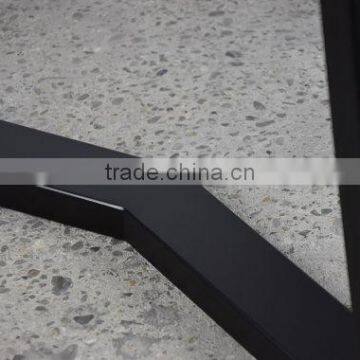 Resturant Wooden Coffee Table Iron Black 15 Inch Metal Bases,metal Bench Leg photo-4