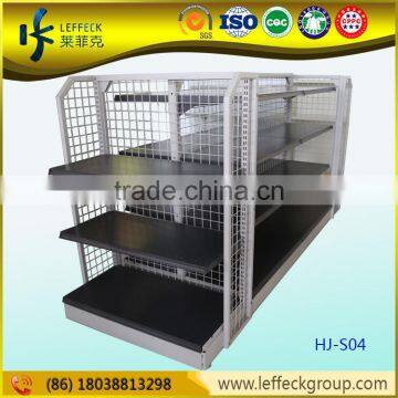 Mesh steel wall mounting shelves storage bin racks