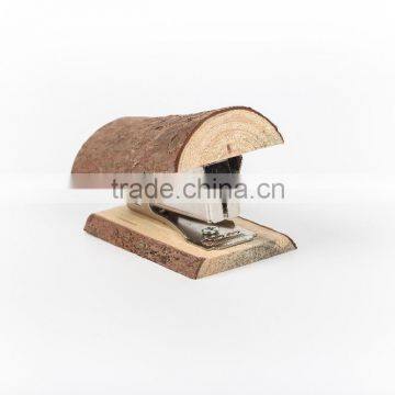 Small rustic wooden stapler