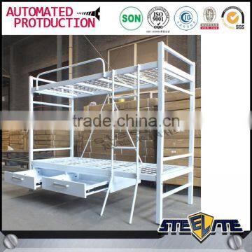 Iron Metal Type and Home Bed Specific Use Steel Bunk Bed