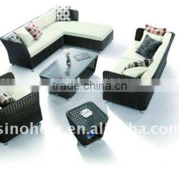 rattan wicker sofa set AK1319