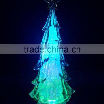 plastic acrylic led RBG lighting new Christmas tree decoration 2015