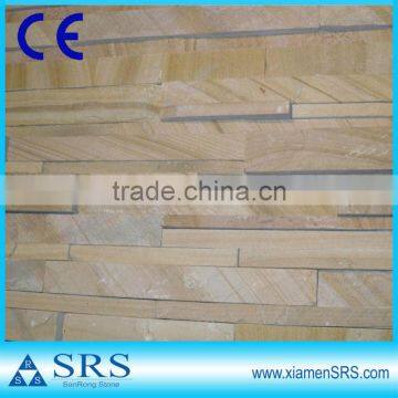 Cultured Vein Yellow sandstone ledgestone