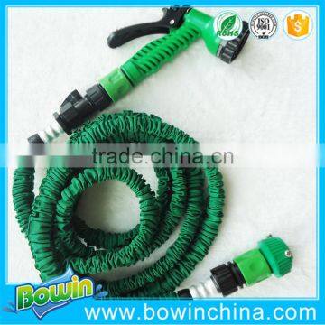 Dark Green Expandable Garden Hose With Aluninum Connector photo-6