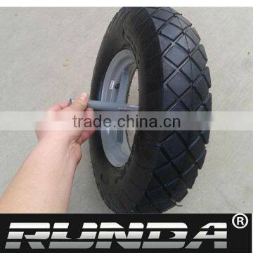 4.00-8 pneumatic rubber wheel