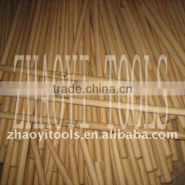 WH1010 A or B grade hard hoe handle wooden rake handle