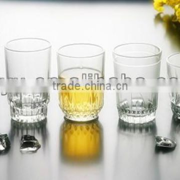 Clear Machine Pressed High Ball Glass Cup Wholesale