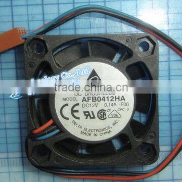 AFB0412HA-FOO 40*40*10mm 4cm DC12V 0.14A Double Ball Cooling Fan 3wire