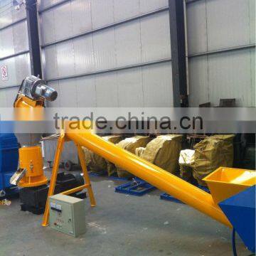 2014 Newly Saled SKJ 300 CE Approved Flat-Die Pellet Mill/pellet Machine With Screw Conveyor photo-4