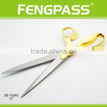 S8-1024C 30cm Stainless Steel Blades With Zinc Alloy Handle Tailoring Scissors photo-4