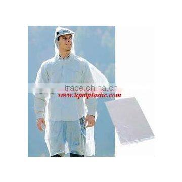 degradable / biodegrade pe disposable raincoat