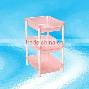 3-Tiers Plastic Rack