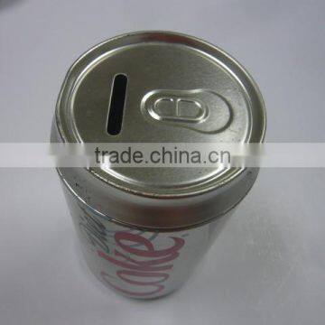 Colar Shaped Tin Coin Bank/metal Coin Bank photo-3