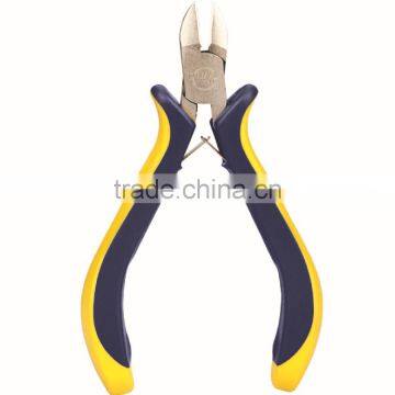 4.5"Mi ni Diagonal cutting plier with rubber handle