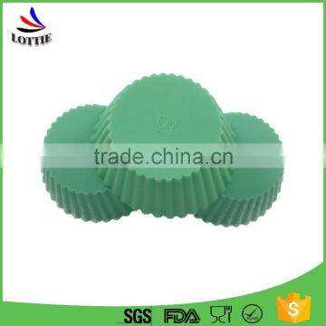 2016 new custom design round shape silicone molds for make cake