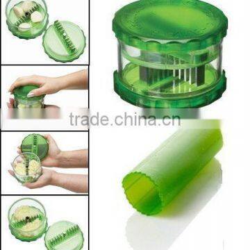 E-Z Peel NoTouch Garlic Pro Peeler Dicer Slicer Easy Twist Stripper Chopper