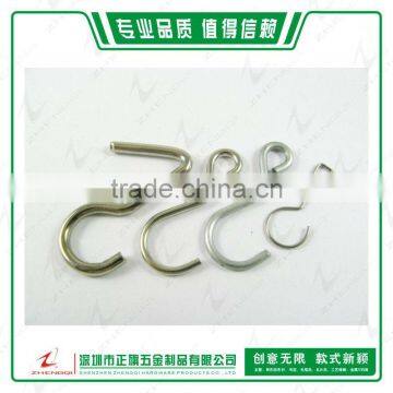 Stainless steel shower curtain hooks S-hook metal hook for packaging accessories