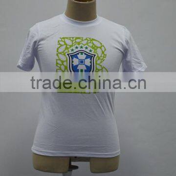 OEM High quality short sleeve 95 organic cotton 5 elastane t shirt