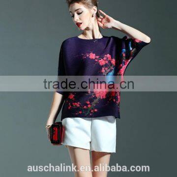 Hot Sell Summer Women New Design Fashion Tops Made in China photo-4