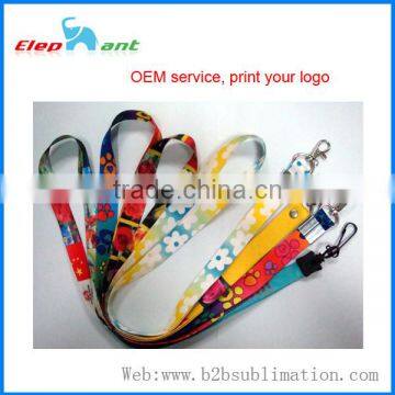 Your size, logo, material-Sublimation printed cheap custom lanyard