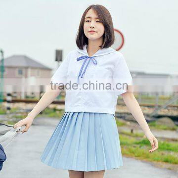 Custom Sailor School Uniform Shirt And Skirt