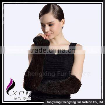 CX-A-58A 2017 New Design Warmer Mink Fur Leather Gloves photo-4