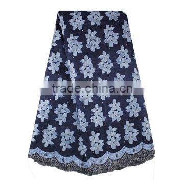 Bestway Nigerian Traditional Wedding Dress Organza Big Lace Fabric With Sequins photo-5