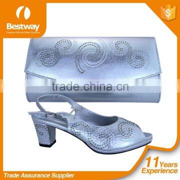 NEW African Shoes And Bag Set Italian Matching Shoes And Bag photo-2