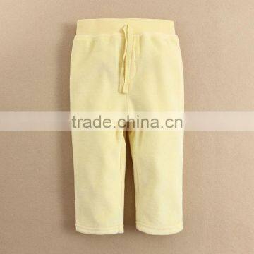 mom and bab 2014 baby clothes 100% polyester velvet pants