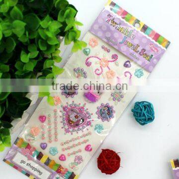 BlingBling Self Adhesive Custom Rhinestone Sticker Crystal Diamond Sticker photo-3