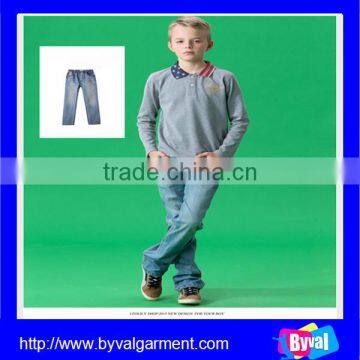 Wholesale Childrens Polo Shirt Plain Blank T-shirt Kids Models Kids Polo Shirt With Embroidered photo-2