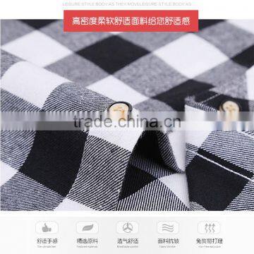 15 Colors 6 Sizes Western Mens Brushed Cotton White Black Flannel Shirts photo-2