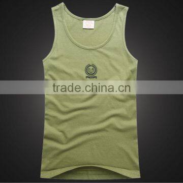 Hot new products vest for 2016 100% cotton men's sport vest