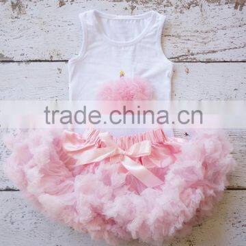 Chiffon Sexy Girls Tutu Skirt Stripe Clothing Suit Goods for Children Clothing photo-2