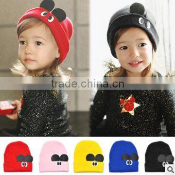 F10018H Fashion Kid Knit Caps Children Cartoon Hats