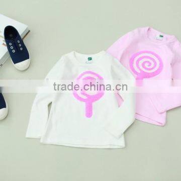 2015 Children's Clothing Fashionable Longsleeve T-shirt for Girls photo-4
